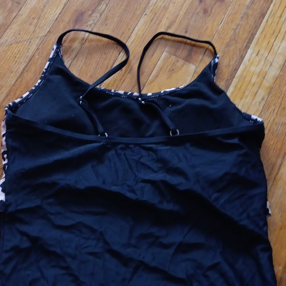 Leopard Bathing Suit L EUC - Picture 3 of 3